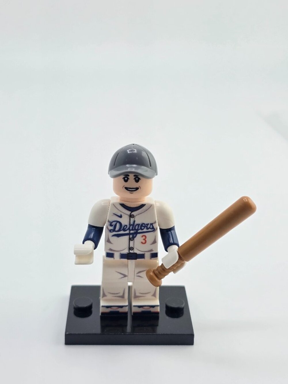 NEW! BASEBALL Minifigure Lego Compatible Baseball Player #3